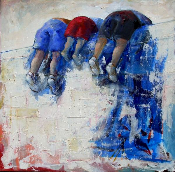 Chissàcosac'èdilà  tecnica mista  80x80  2013
