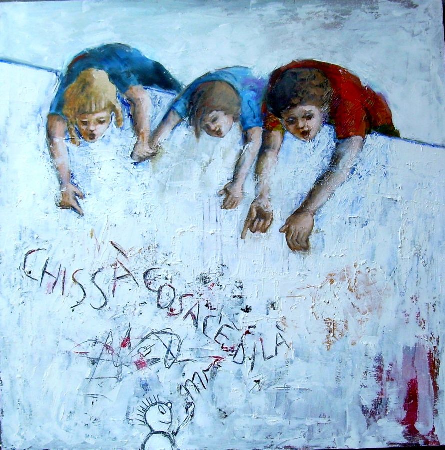 Writer  tecnica mista  80x80  2014