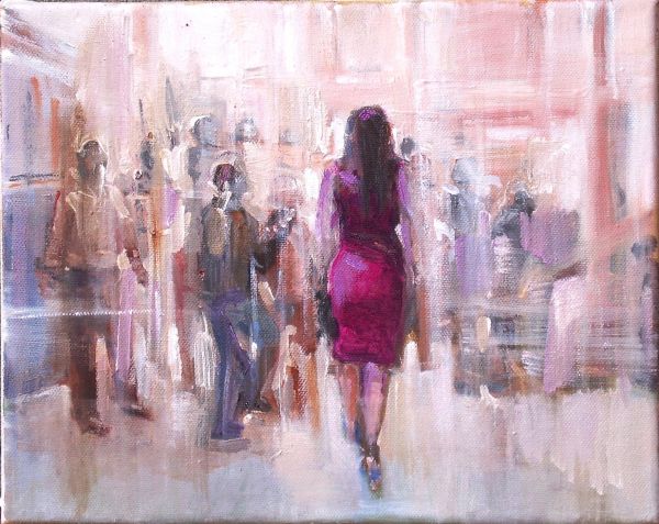 Andare dove  olio  24x30  2014