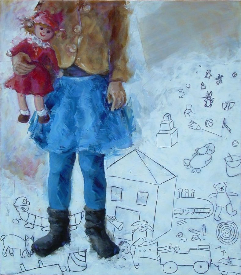 La preferita  tecnica mista 80x70  2011