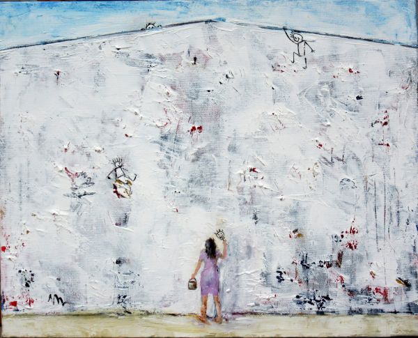 Missis writer tecnica mista  40x50  2015