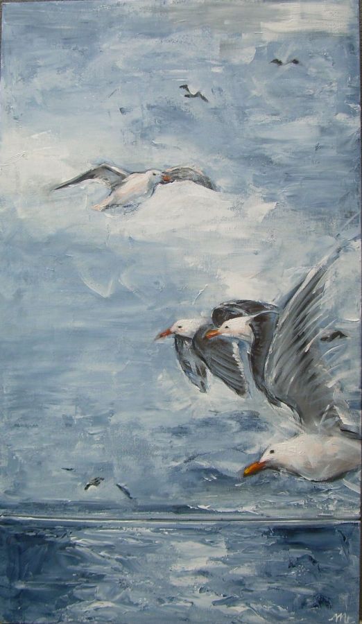 Oceano  tecnica mista  40x70  2015