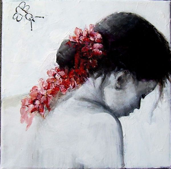 Profumo di donna  tecnica mista  30x30  2013
